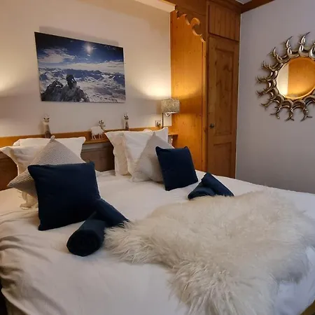 Arc 1950 De Standing Refuge Du Montagnard, Vue Incroyable Sur Le Montblanc, Skis Aux Pieds Acces Et Piscine 아파트